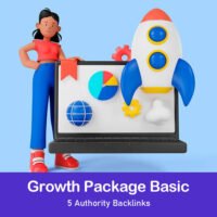 Growth Package Basic – 5 Authority Backlinks